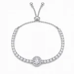 Brățară Geometric Diamond Silver cu zirconiu alb