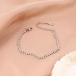 Brățară Tennis Crystal Silver 4mm - imagine 3