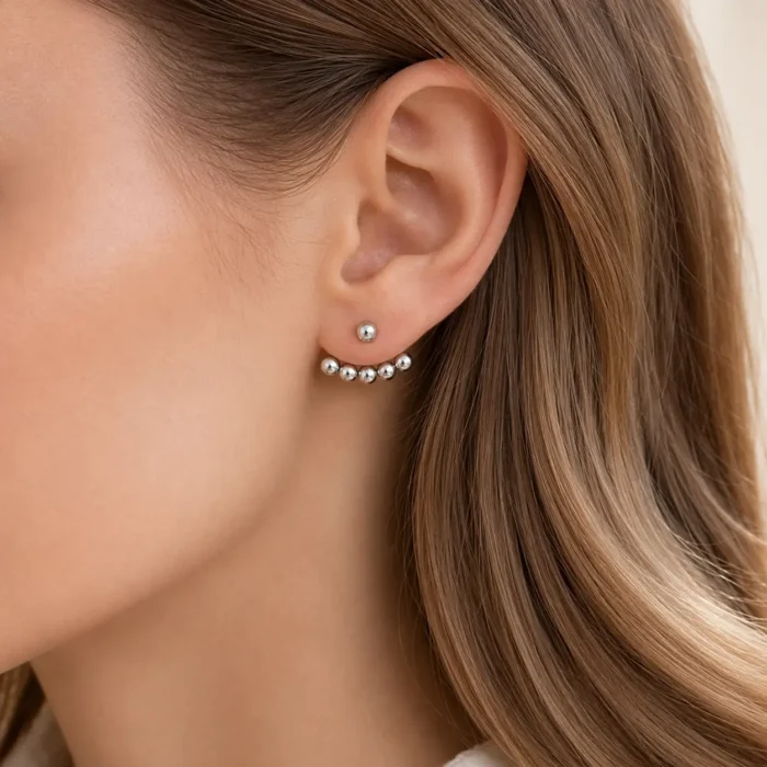 Cercei Geometric Ball Silver - imagine 2
